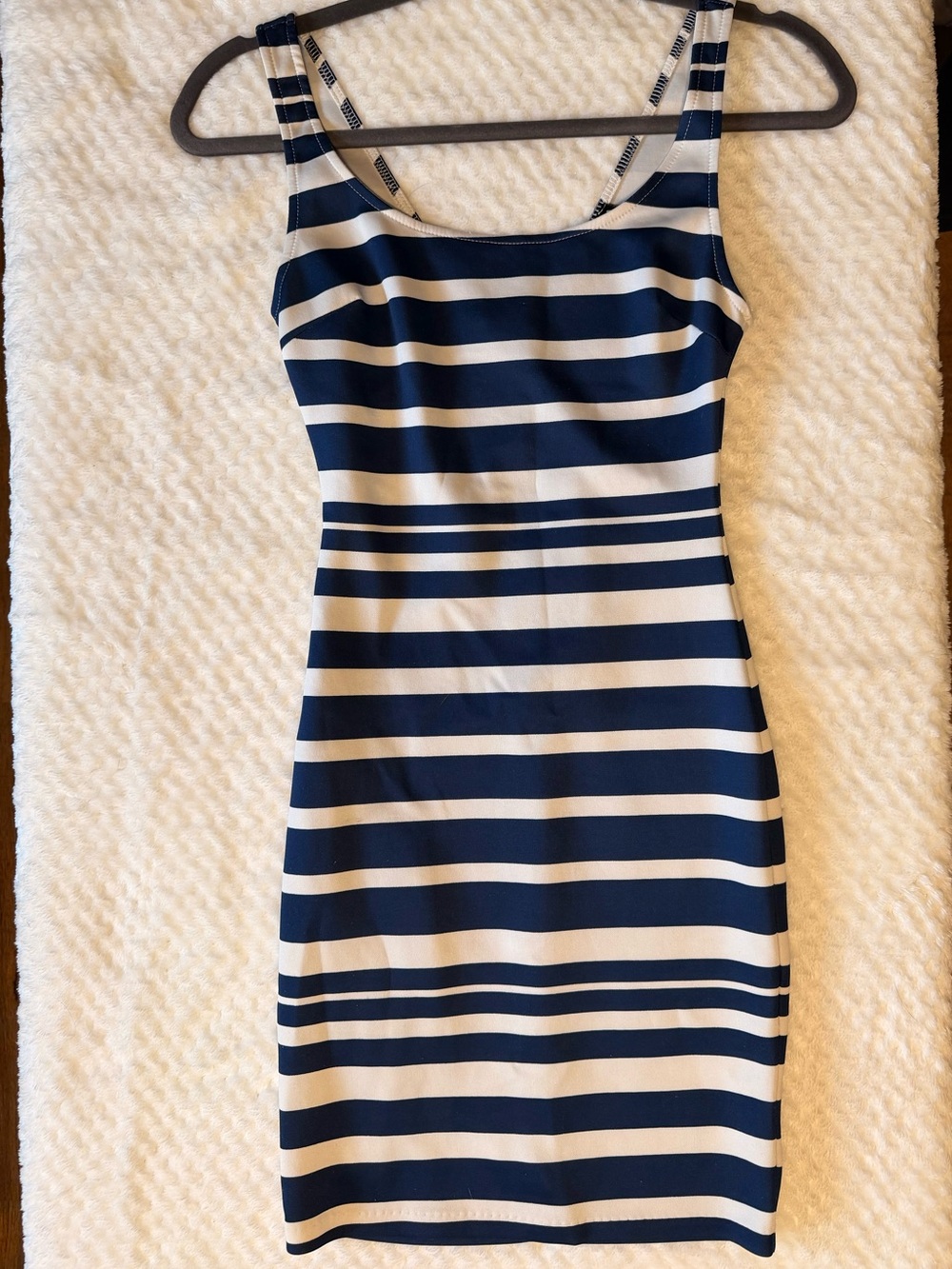Aqua Brand Blue & White Striped Dress | Size XS/S